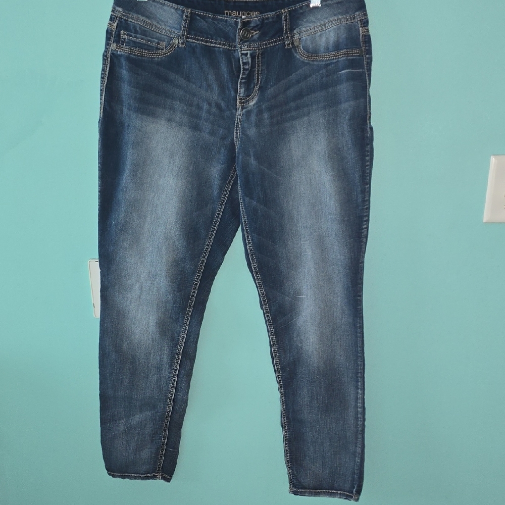 Maurices Dark Wash Ankle Jeans